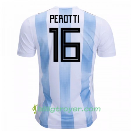 Billige Fotballdrakter Argentina Perotti 16 VM 2018 Hjemmedraktsett
